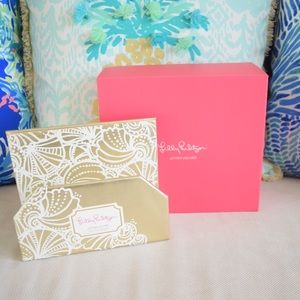 Lilly Pulitzer Seaside Stationary Set NWT